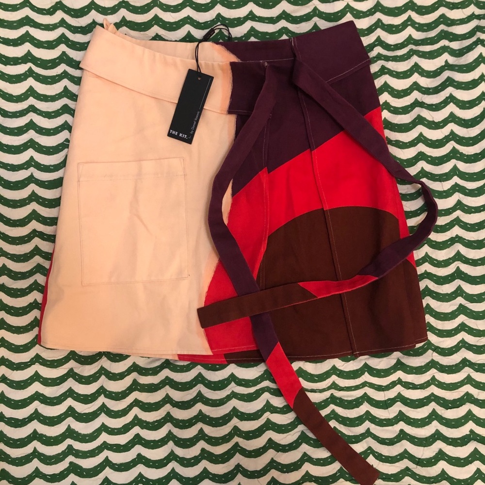 the Kit kilt skirt in cut paper